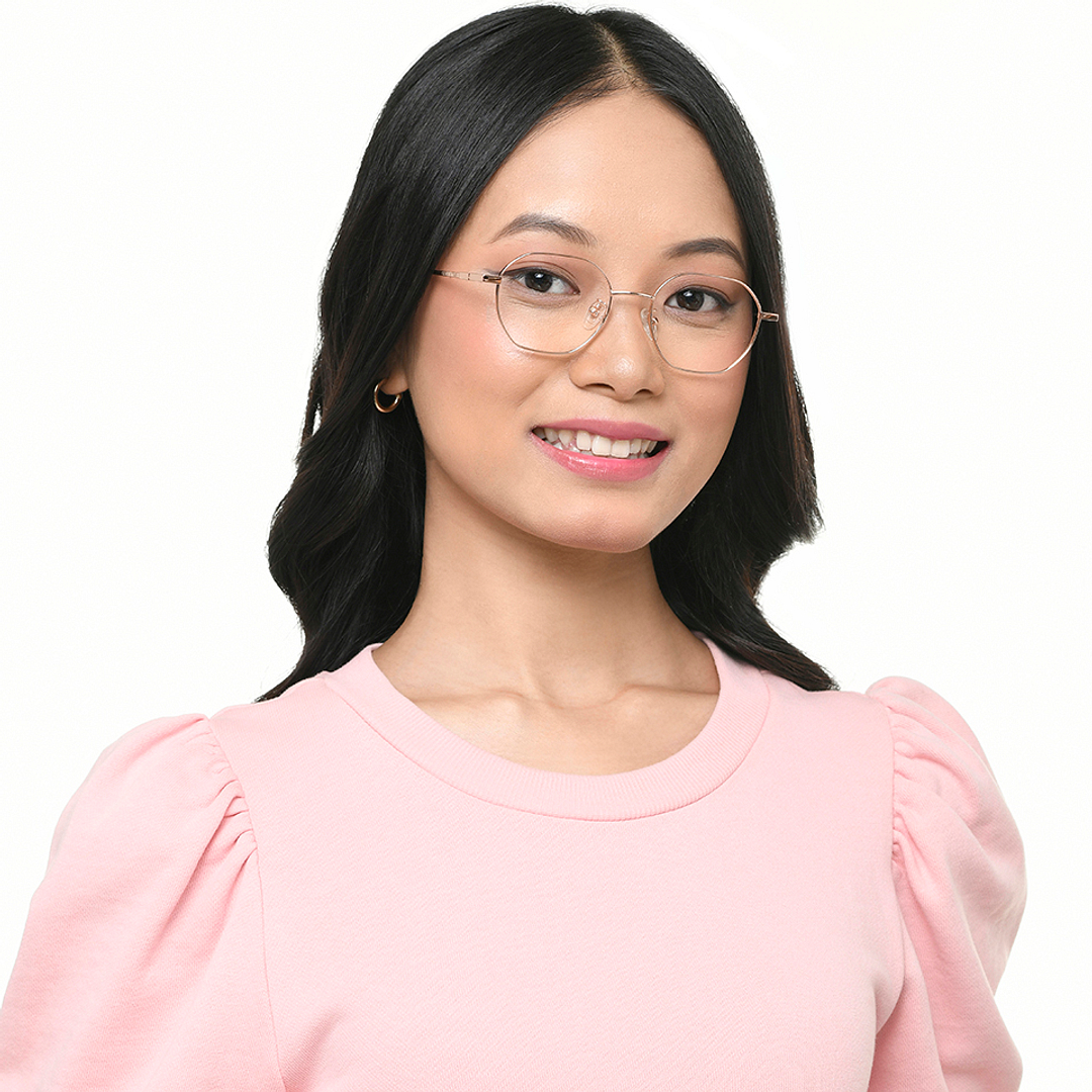 Vincent Chase Online Gold Full Rim Geometric right side