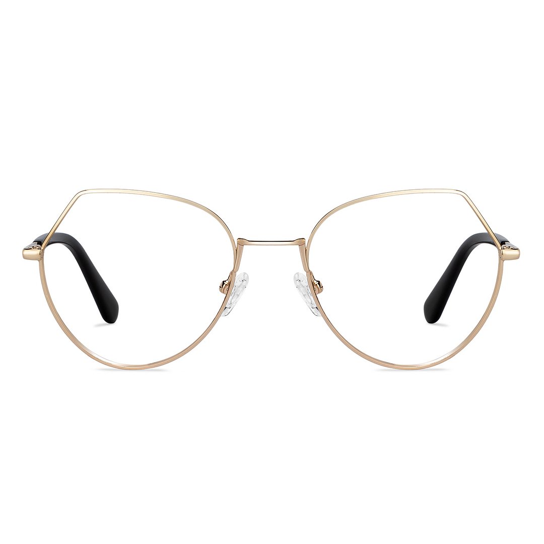 Vincent Chase Online Gold Full Rim Geometric left side