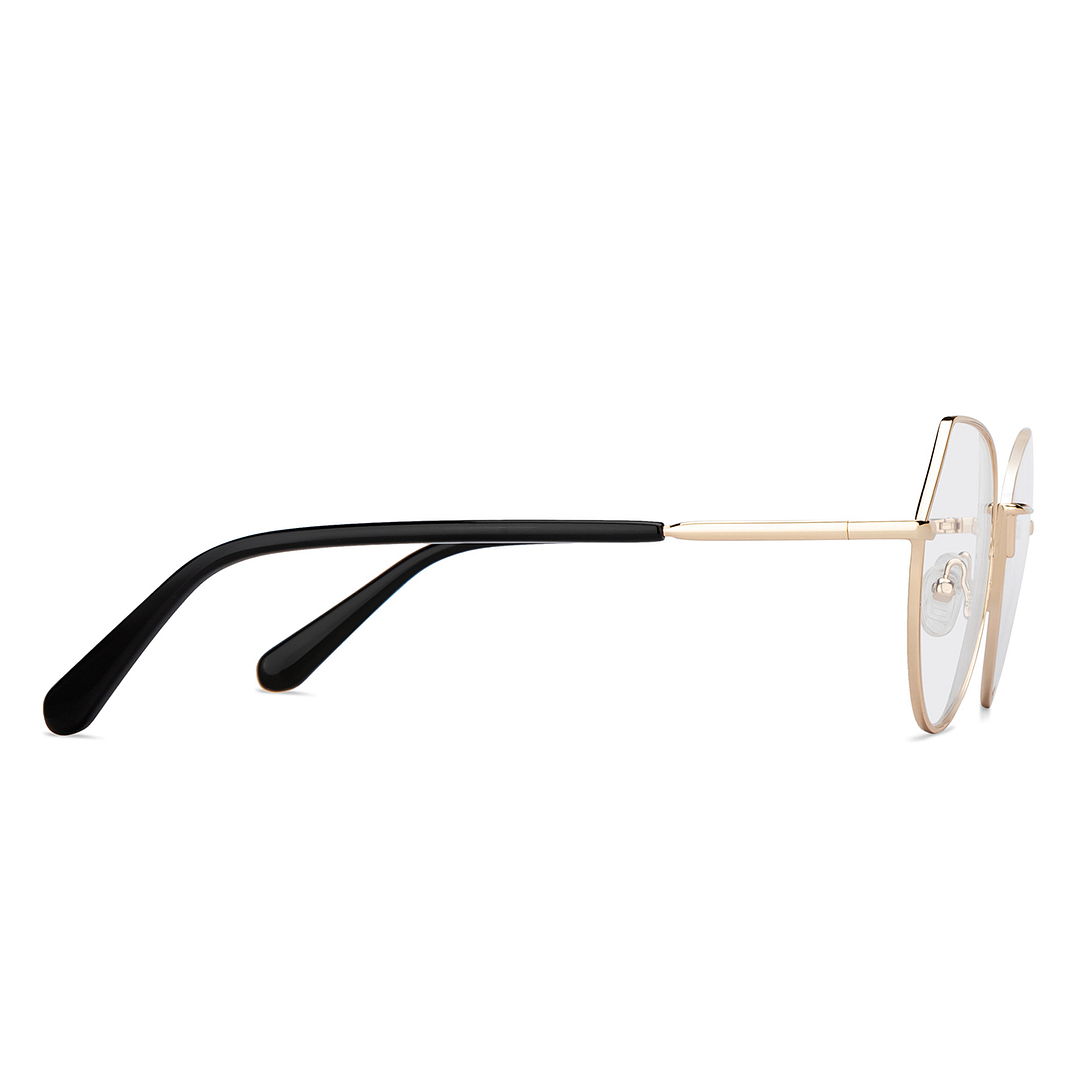 Vincent Chase Online Gold Full Rim Geometric left side