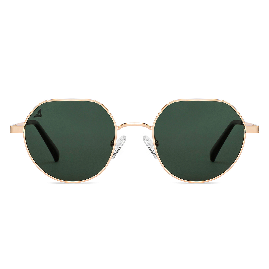 Vincent Chase Polarized Gold Full Rim Geometric right side