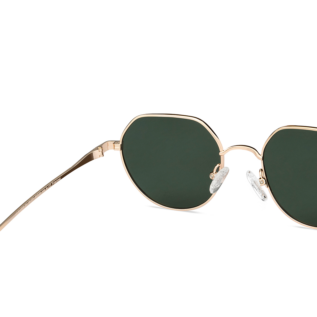 Vincent Chase Polarized Gold Full Rim Geometric right side