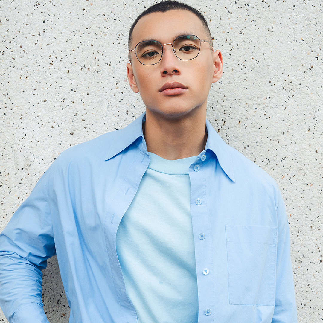 Vincent Chase Black Full Rim Round right side