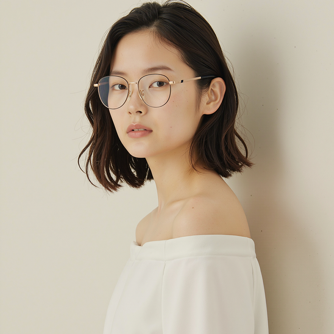 Vincent Chase Online Black Full Rim Round right side