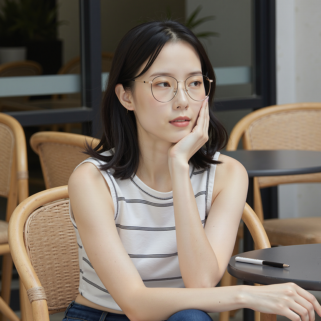 Vincent Chase Online Black Full Rim Round right side