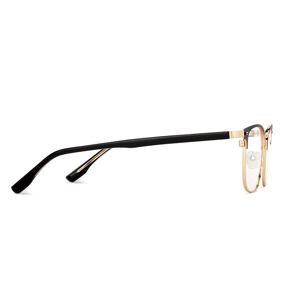 Vincent Chase Black Full Rim Square left side