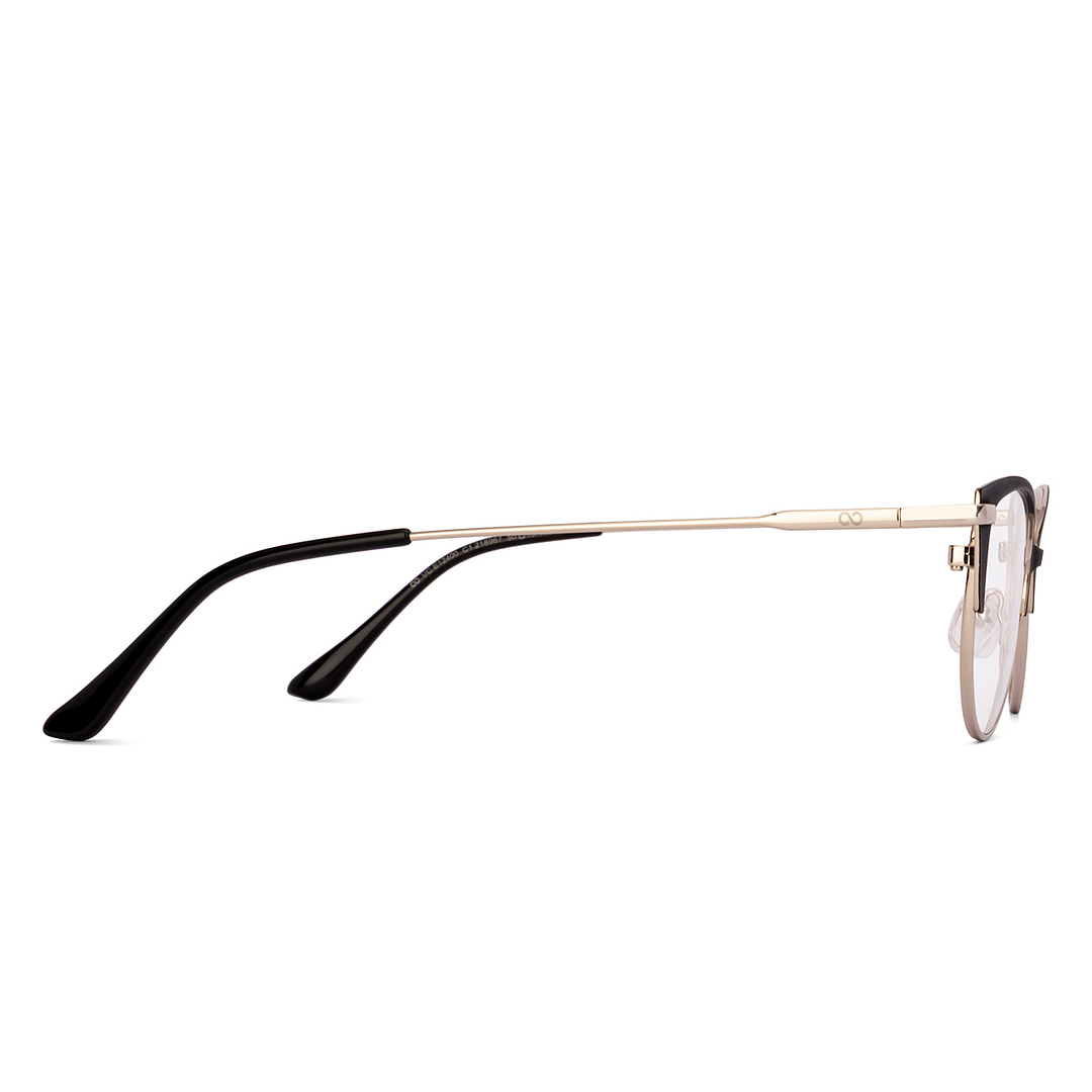 Vincent Chase Black Full Rim Cat Eye left side