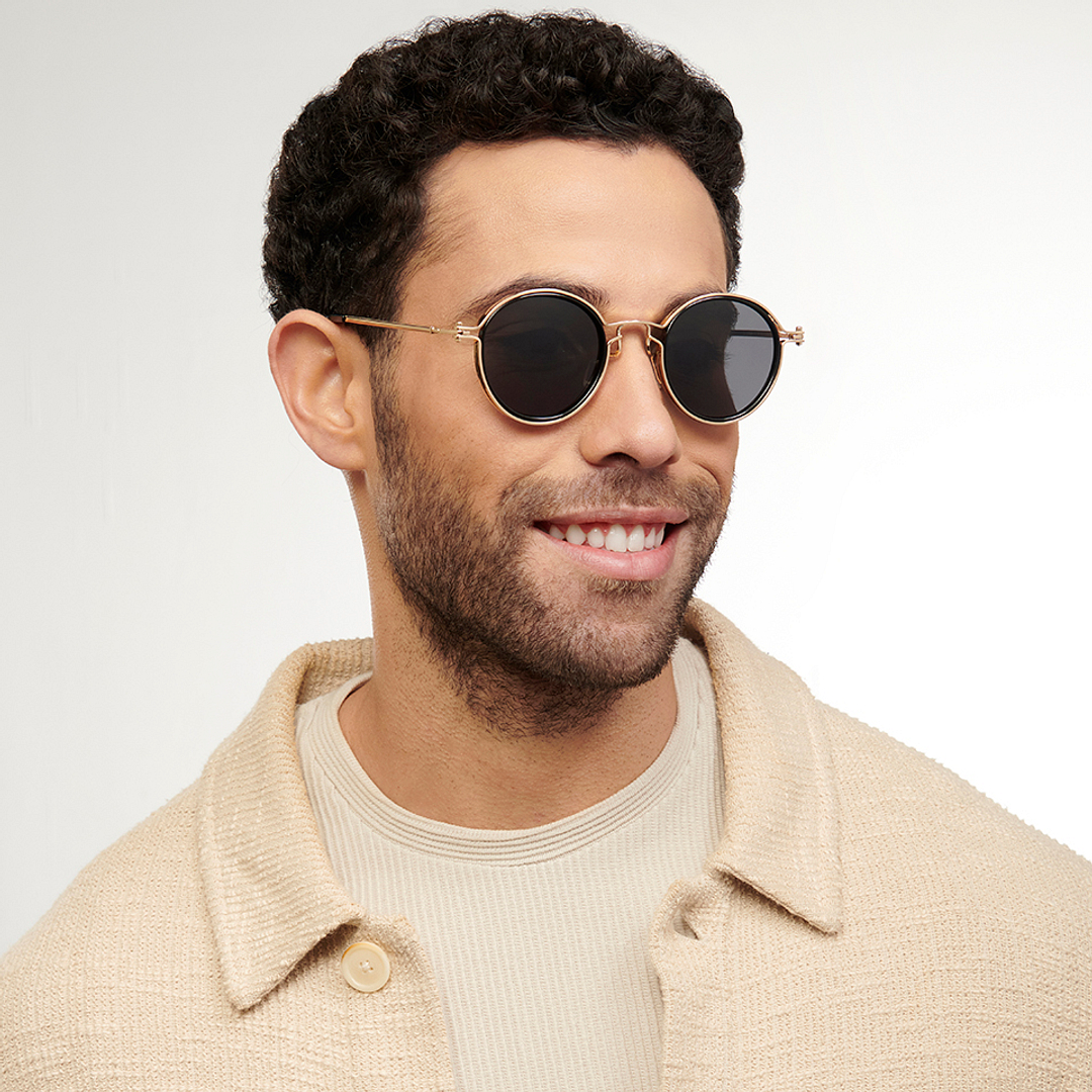 Vincent Chase Online Black Full Rim Round left side
