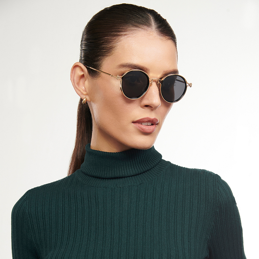 Vincent Chase Online Black Full Rim Round right side