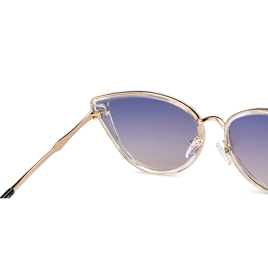 Vincent Chase Online Gold Full Rim Cat Eye right side