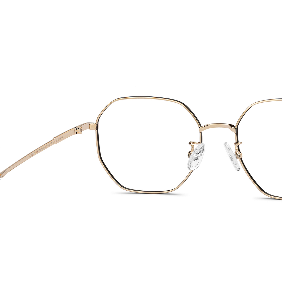 Vincent Chase Black Full Rim Geometric right side