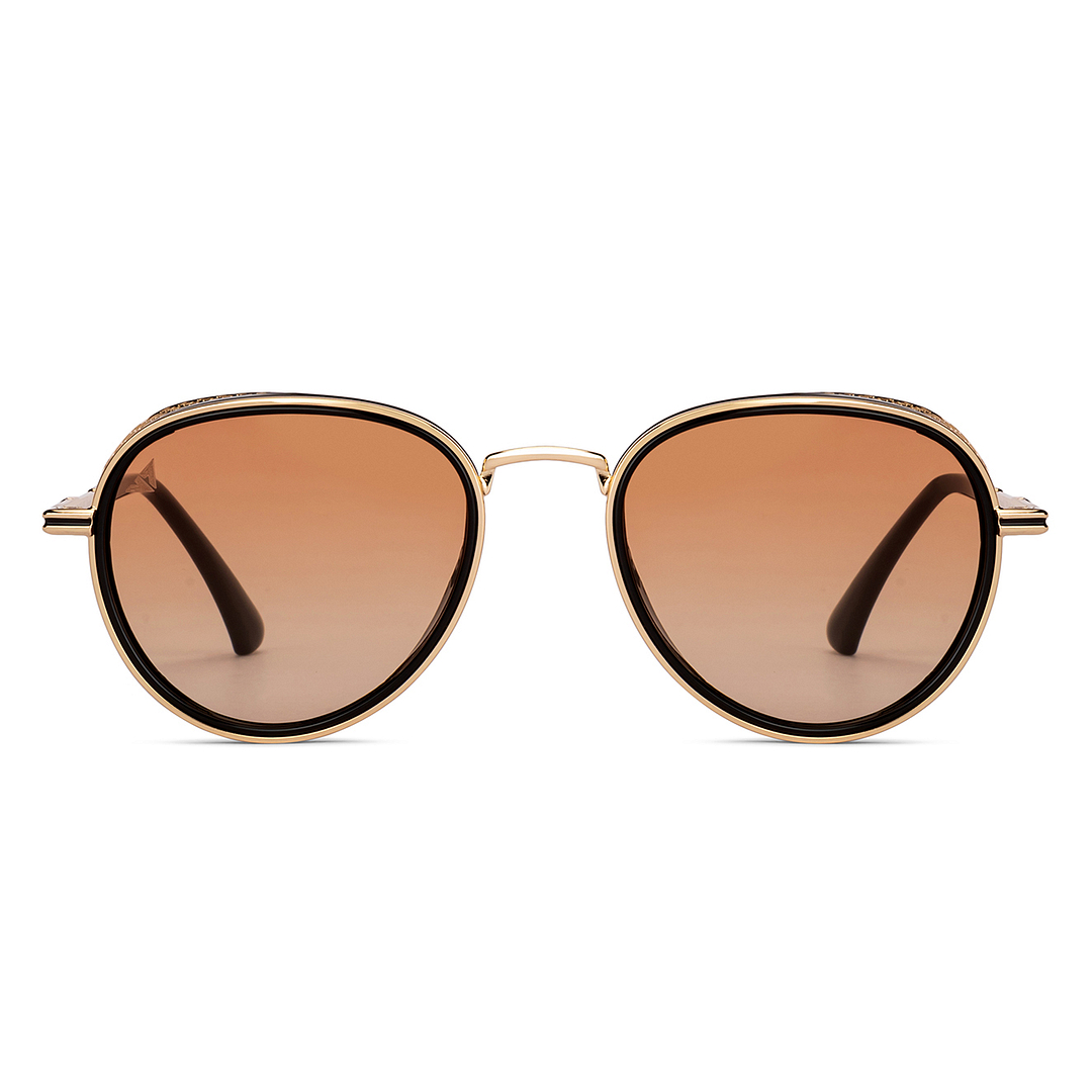 Vincent Chase Online Black Full Rim Aviator left side