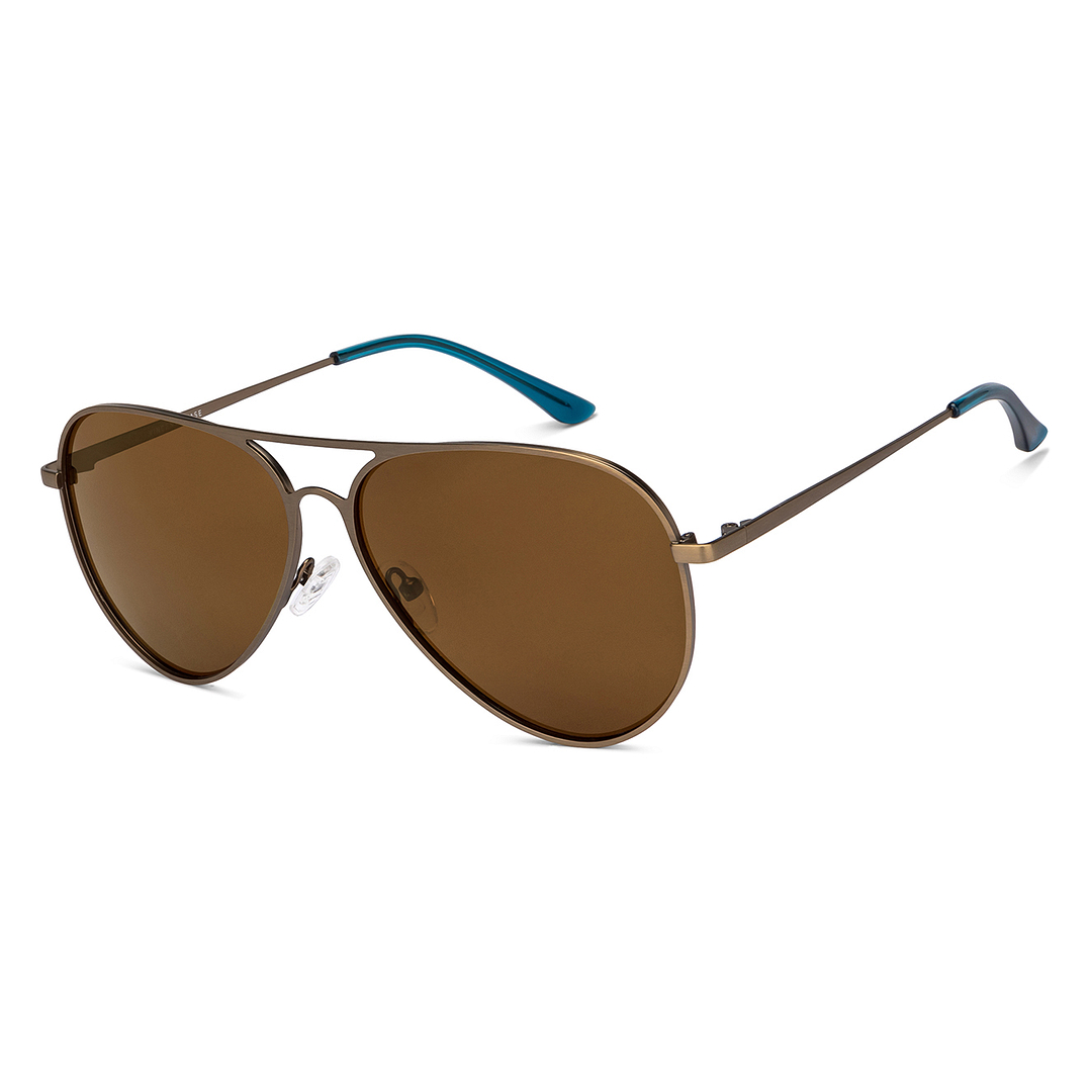 Vincent Chase Online Gold Full Rim Aviator right side