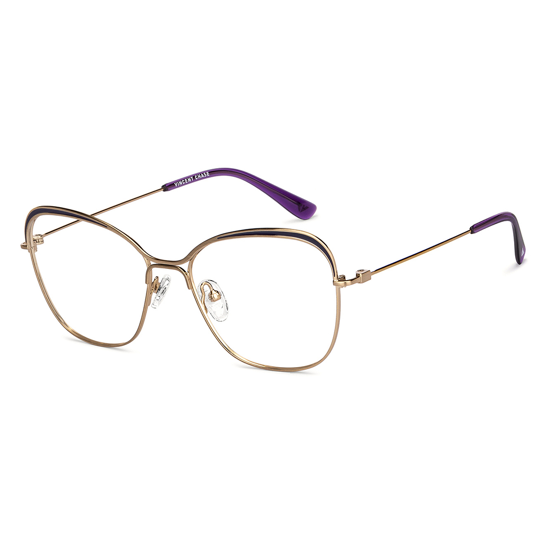 Vincent Chase Online Gold Full Rim Cat Eye right side