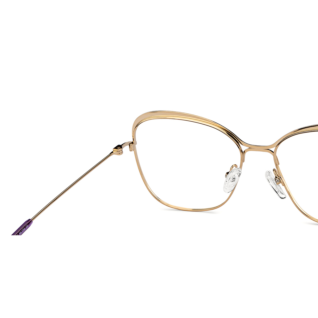 Vincent Chase Online Gold Full Rim Cat Eye right side