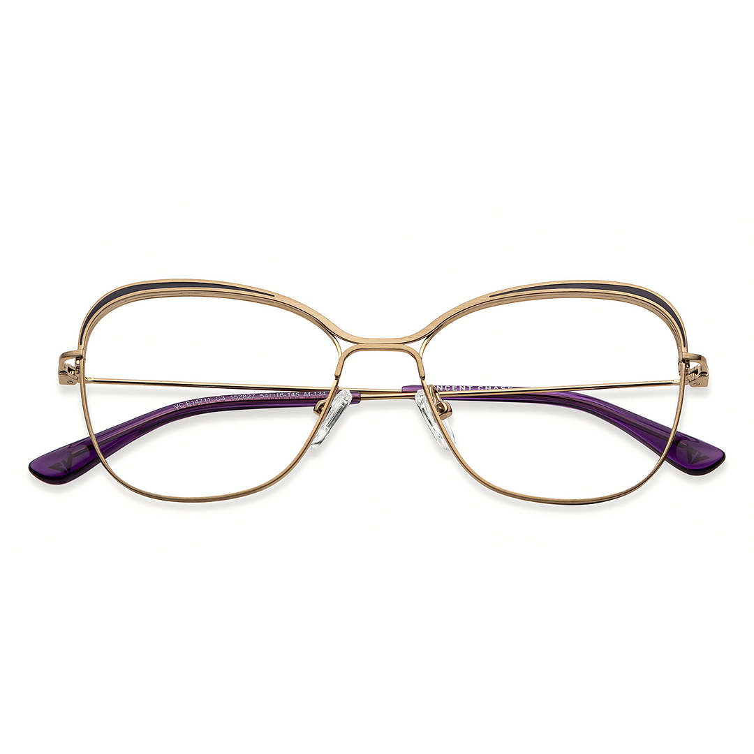 Vincent Chase Online Gold Full Rim Cat Eye left side