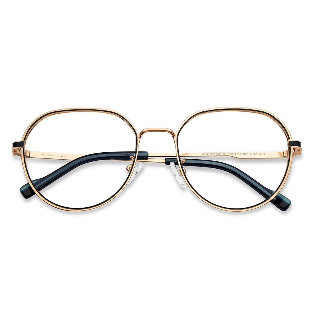 Vincent Chase Online Gold Full Rim Round left side
