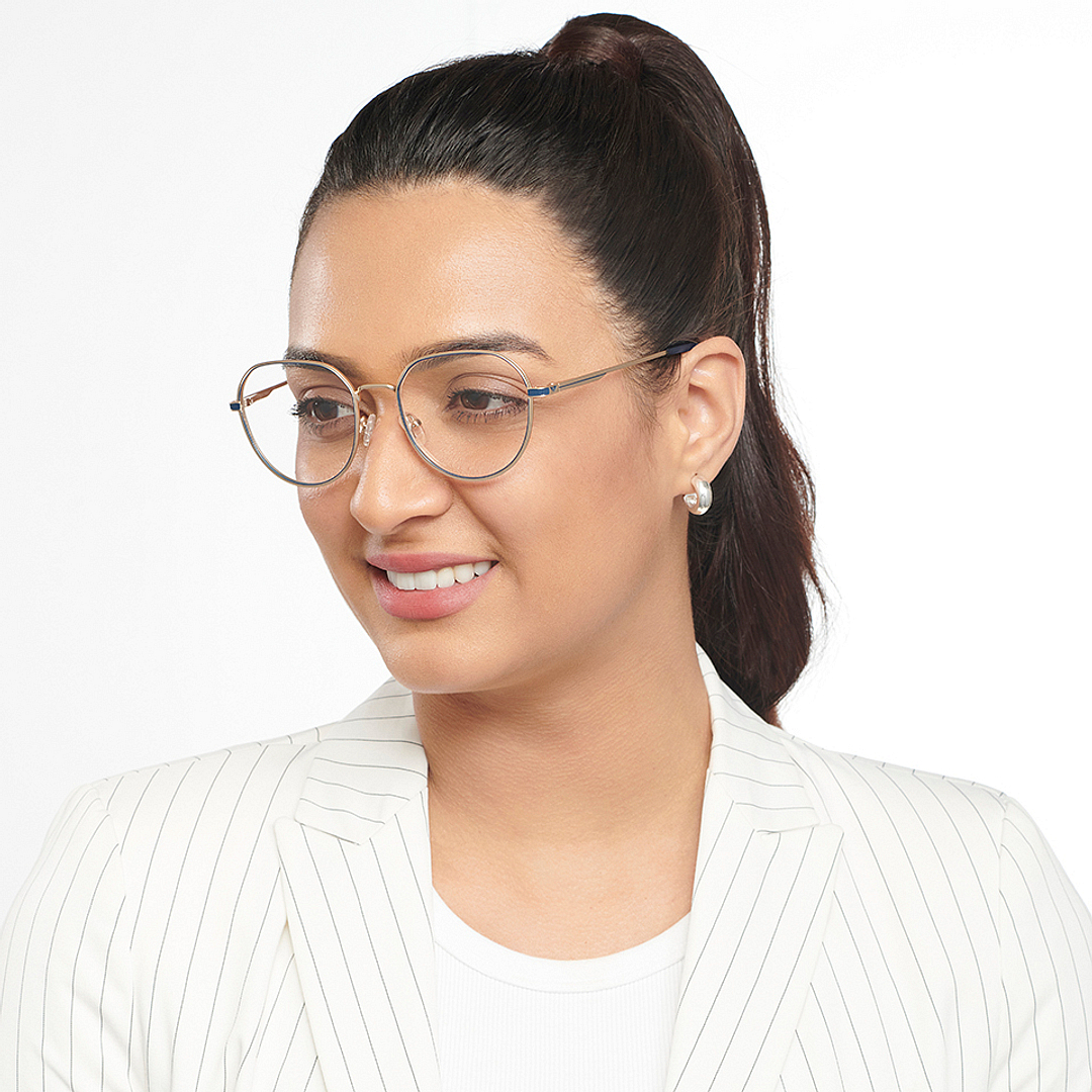 Vincent Chase Online Gold Full Rim Round left side