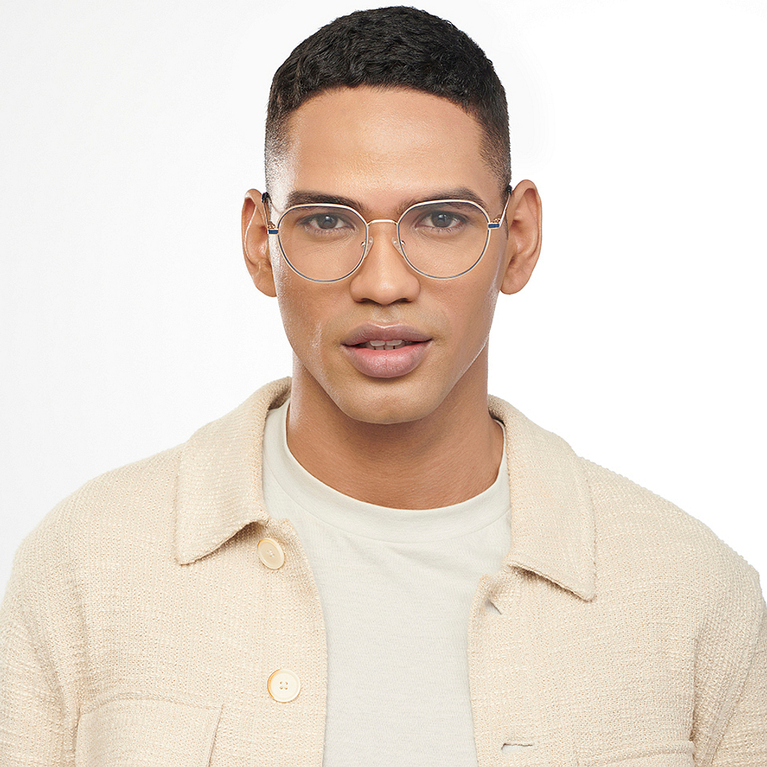 Vincent Chase Online Gold Full Rim Round right side