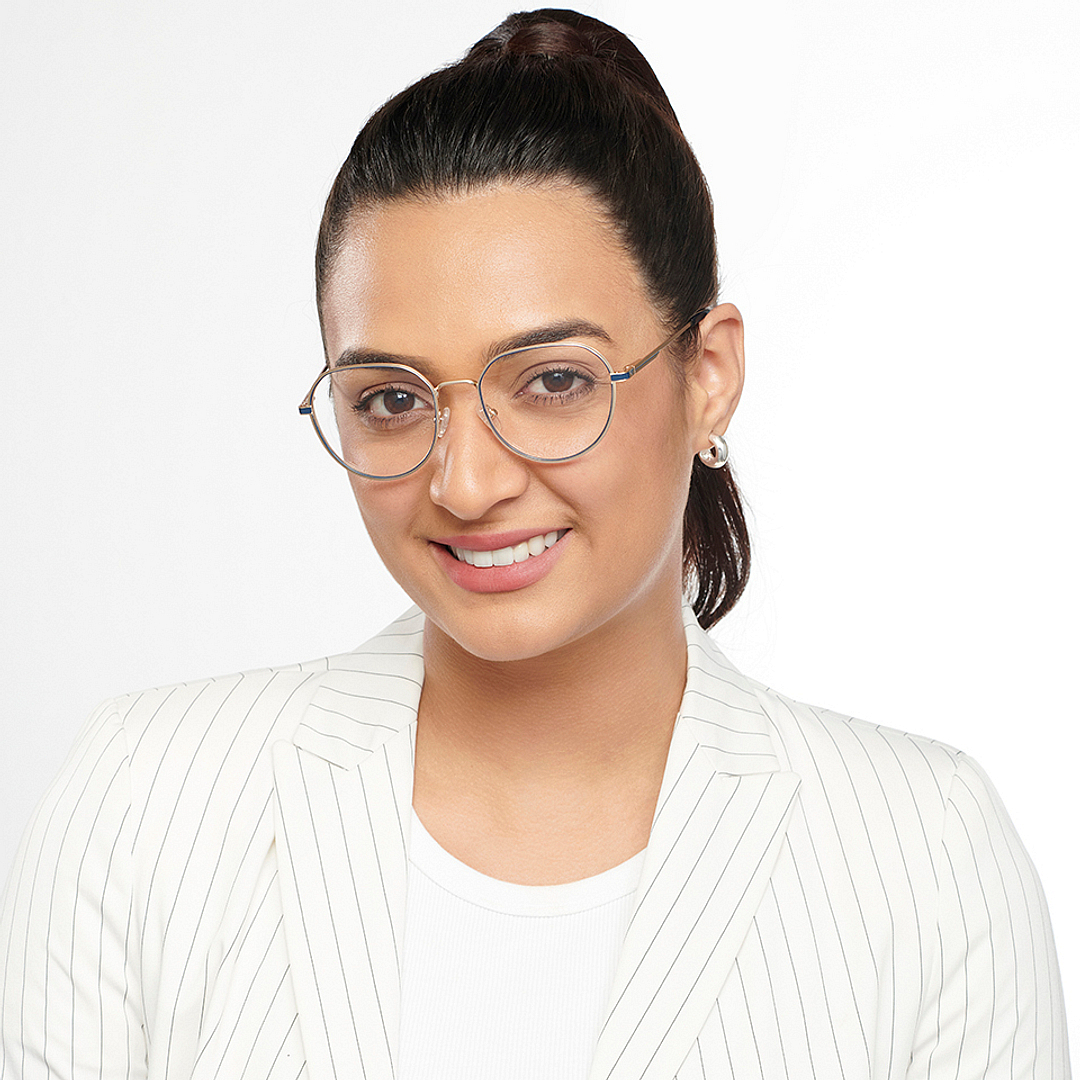 Vincent Chase Online Gold Full Rim Round right side