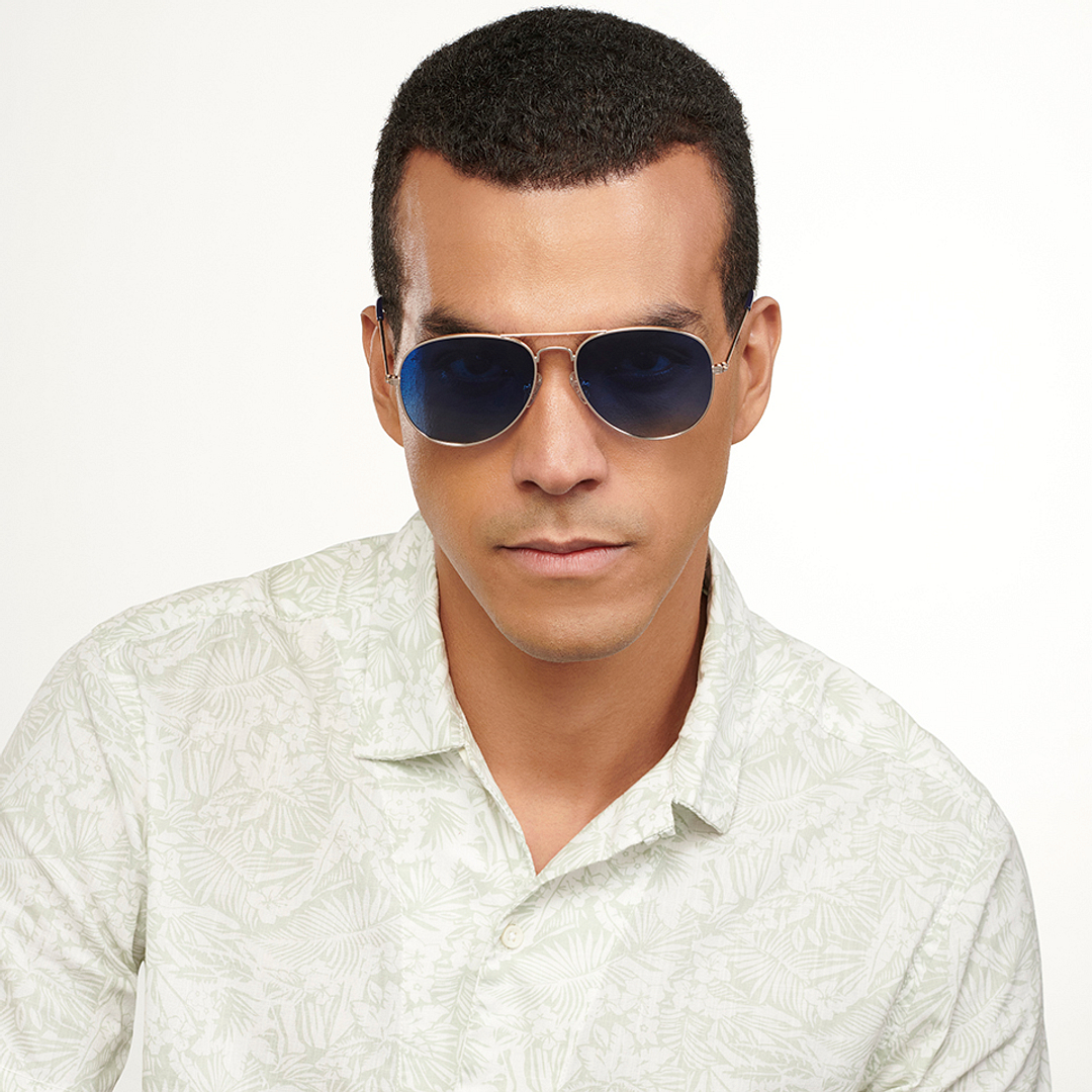 Vincent Chase Gold Full Rim Aviator right side