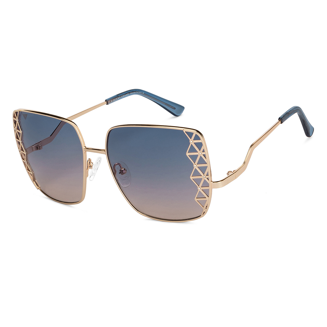 Vincent Chase Online Gold Full Rim Rectangle right side