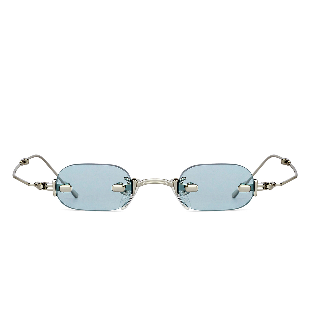 Vincent Chase Online Gold Rimless Rectangle left side