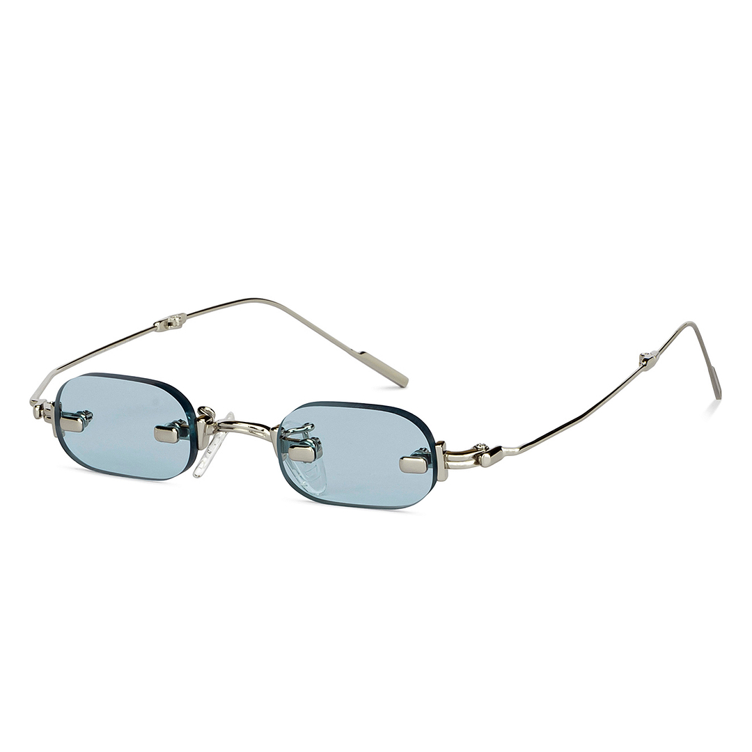 Vincent Chase Online Gold Rimless Rectangle right side