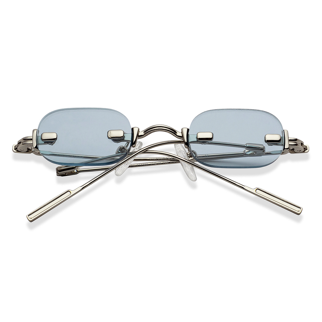 Vincent Chase Online Gold Rimless Rectangle right side