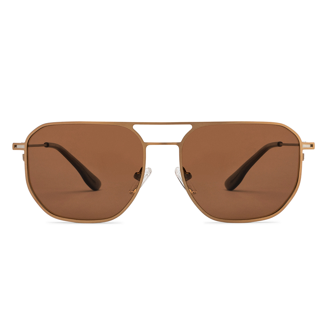 Vincent Chase Online Gold Full Rim Geometric left side