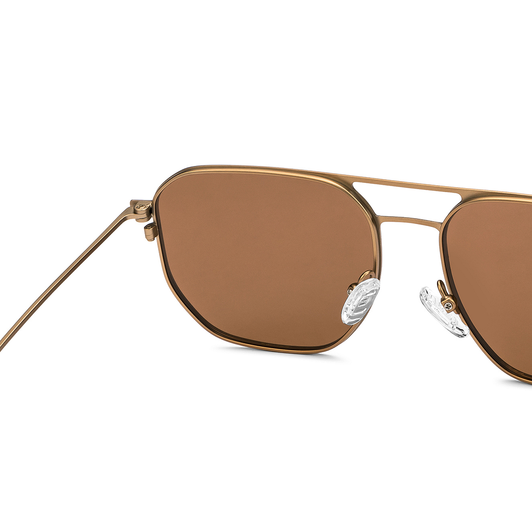 Vincent Chase Online Gold Full Rim Geometric left side