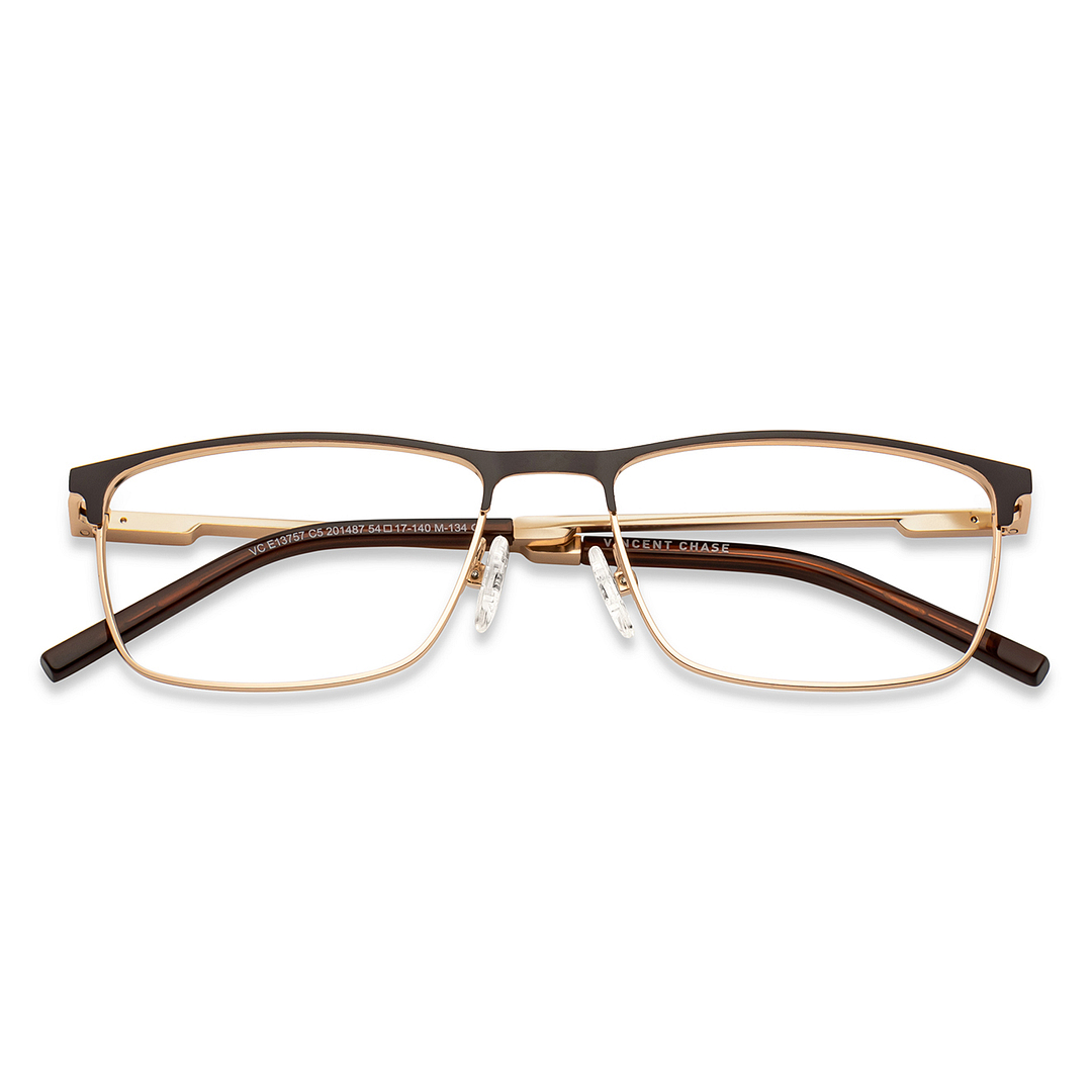 Vincent Chase Online Gold Full Rim Rectangle left side