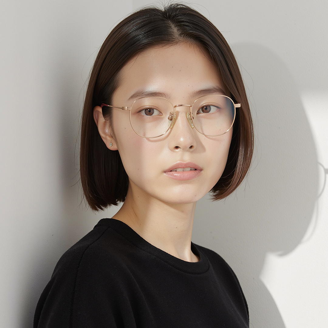 Vincent Chase Online Gold Full Rim Round right side