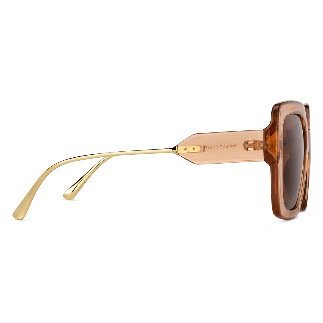 Vincent Chase Online Brown Full Rim Rectangle left side