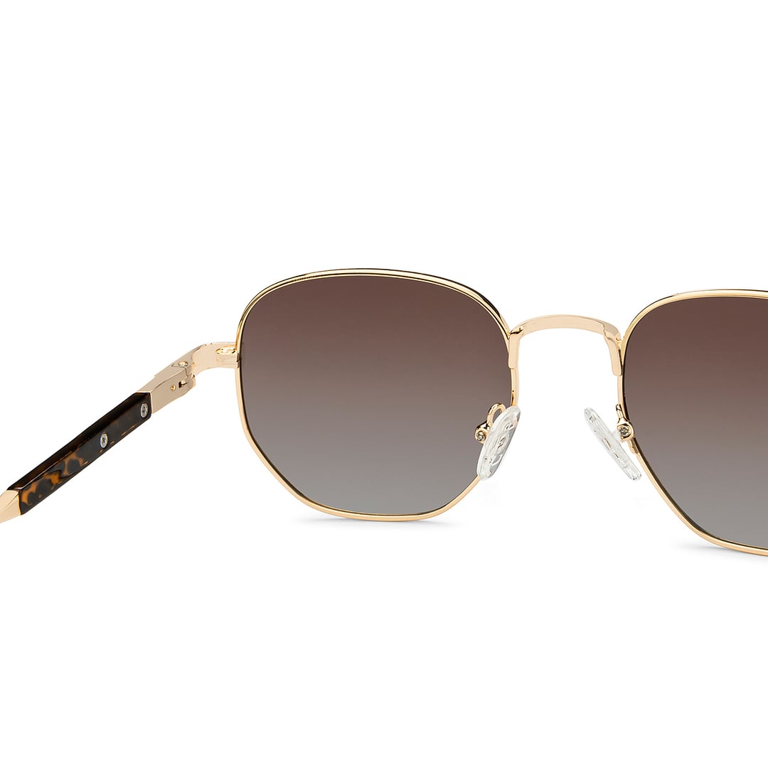 Vincent Chase Polarized Gold Full Rim Geometric right side