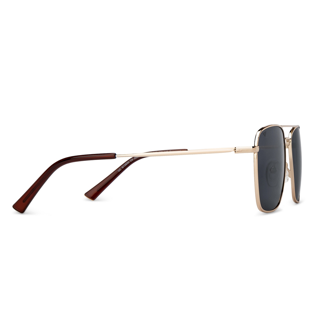 Vincent Chase Polarized Gold Full Rim Rectangle left side