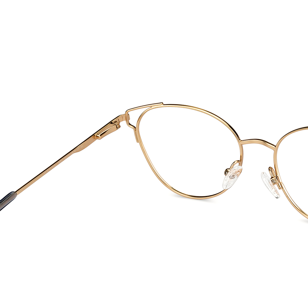 Vincent Chase Online Gold Full Rim Cat Eye right side