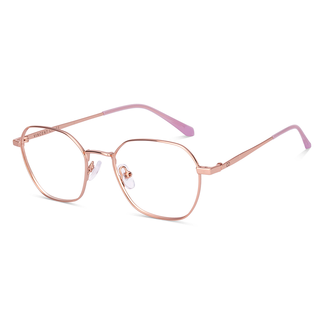 Vincent Chase Gold Full Rim Geometric right side