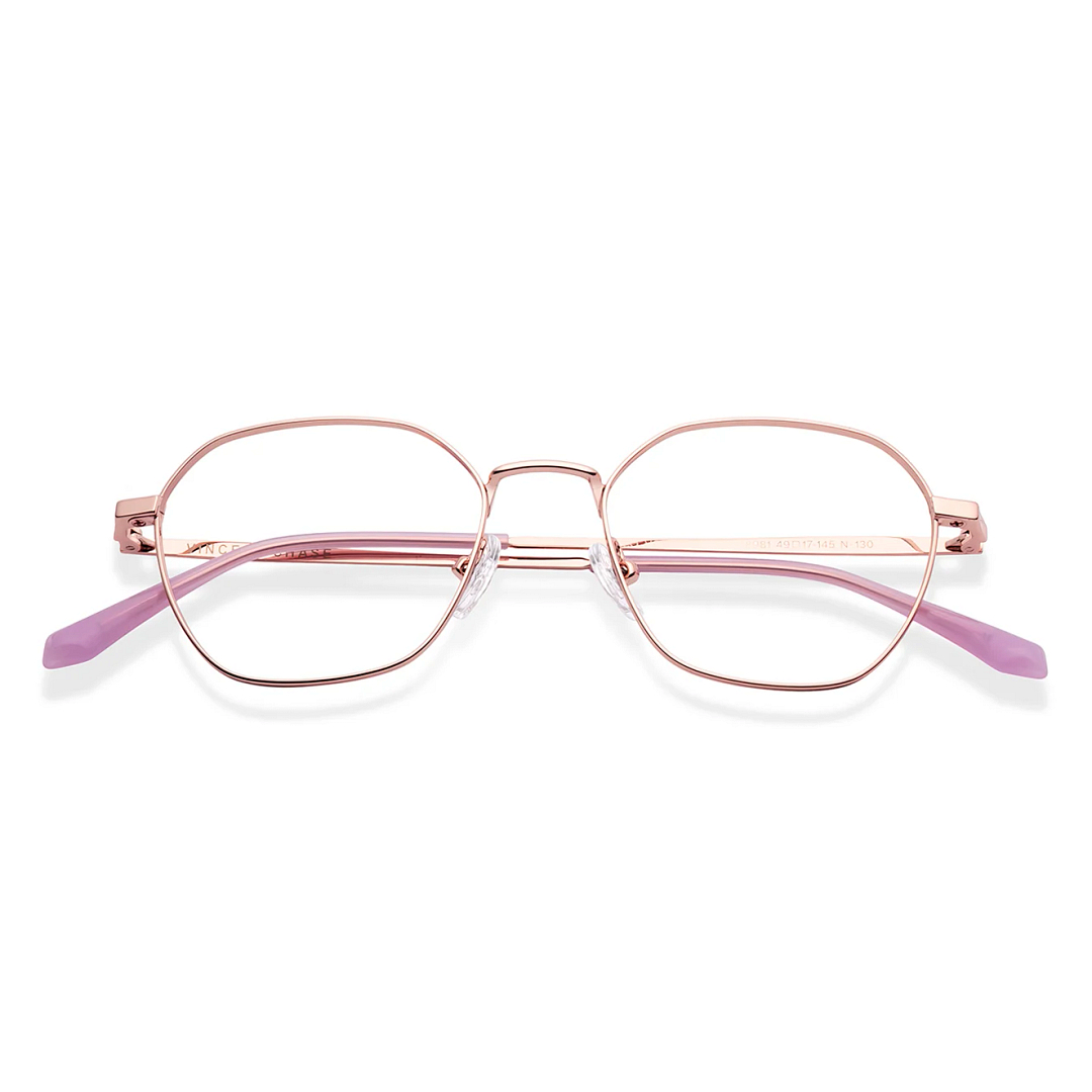 Vincent Chase Gold Full Rim Geometric left side