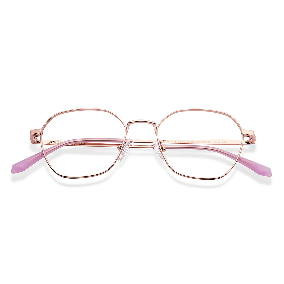 Vincent Chase Online Gold Full Rim Geometric left side