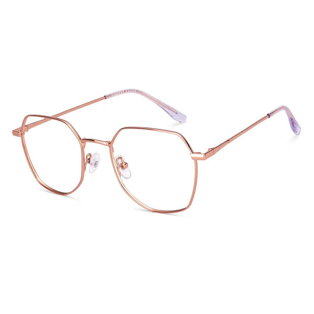 Vincent Chase Online Gold Full Rim Geometric left side