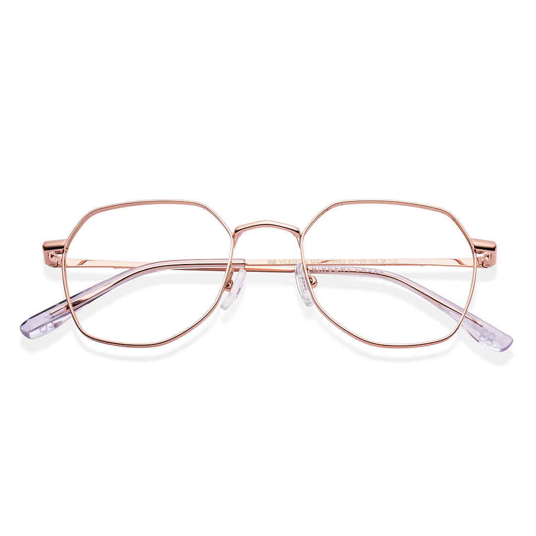 Vincent Chase Online Gold Full Rim Geometric left side