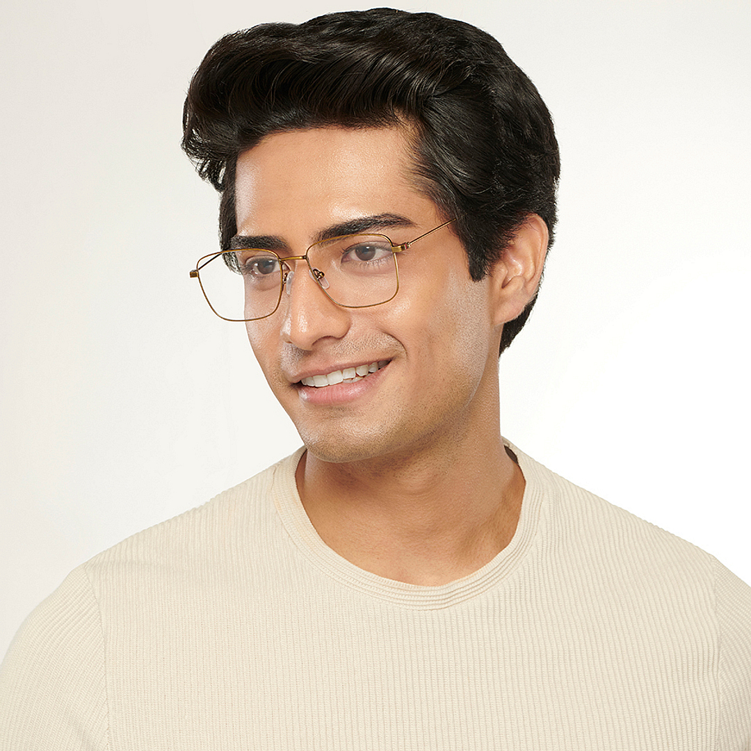 Vincent Chase Online Gold Full Rim Square left side