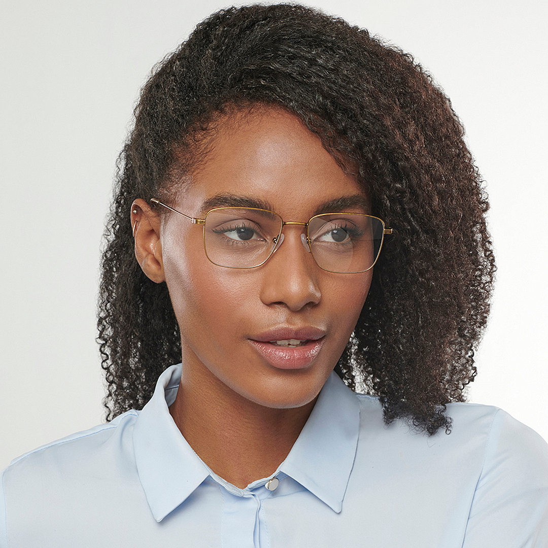 Vincent Chase Online Gold Full Rim Square right side