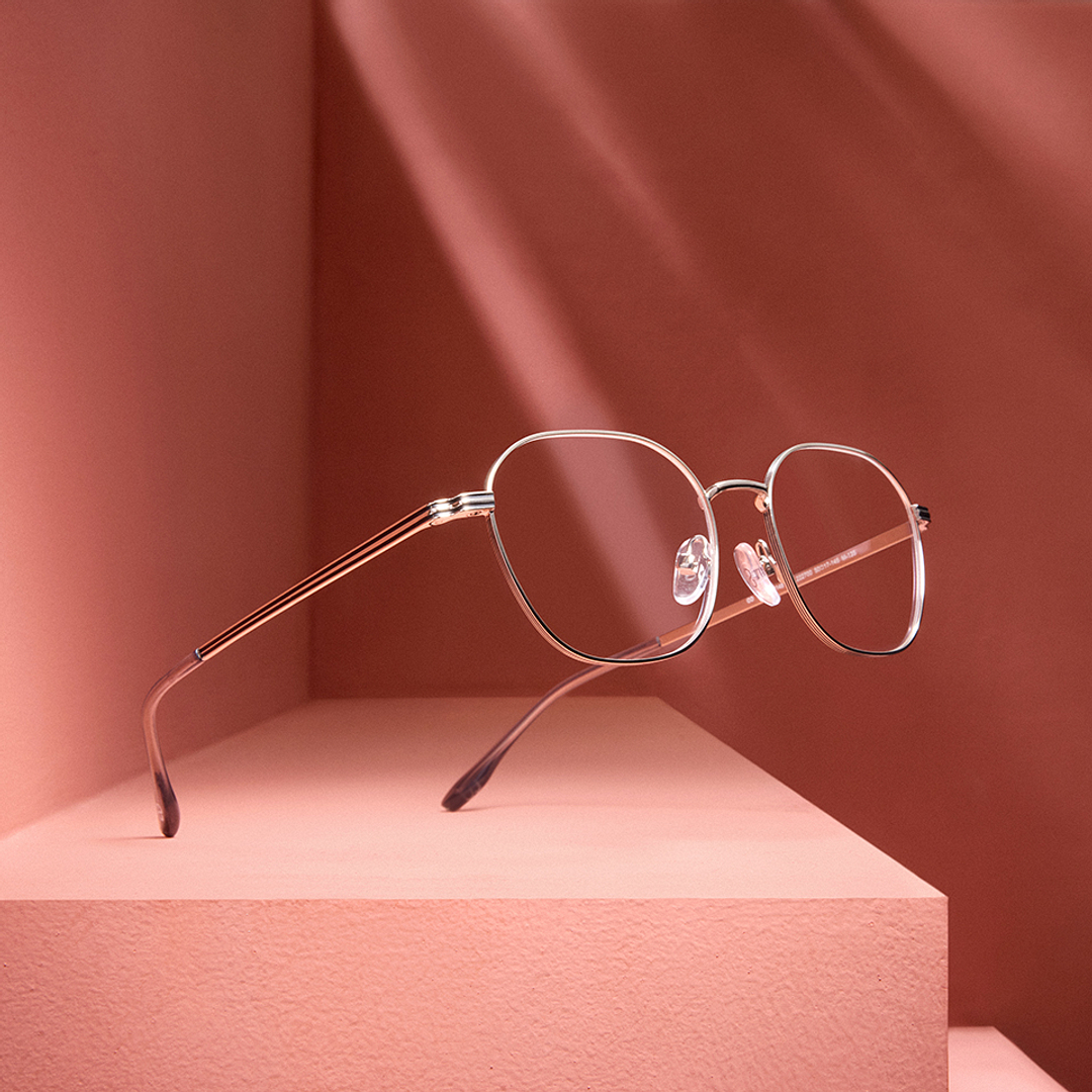 Vincent Chase Online Light Gunmetal Full Rim Square left side