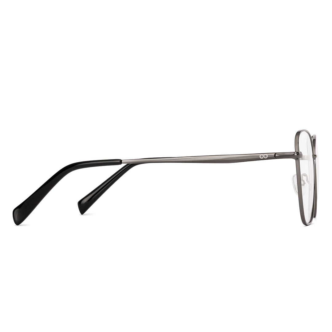 Dark Gunmetal Full Rim Cat Eye Vincent Chase Metal VC E18587