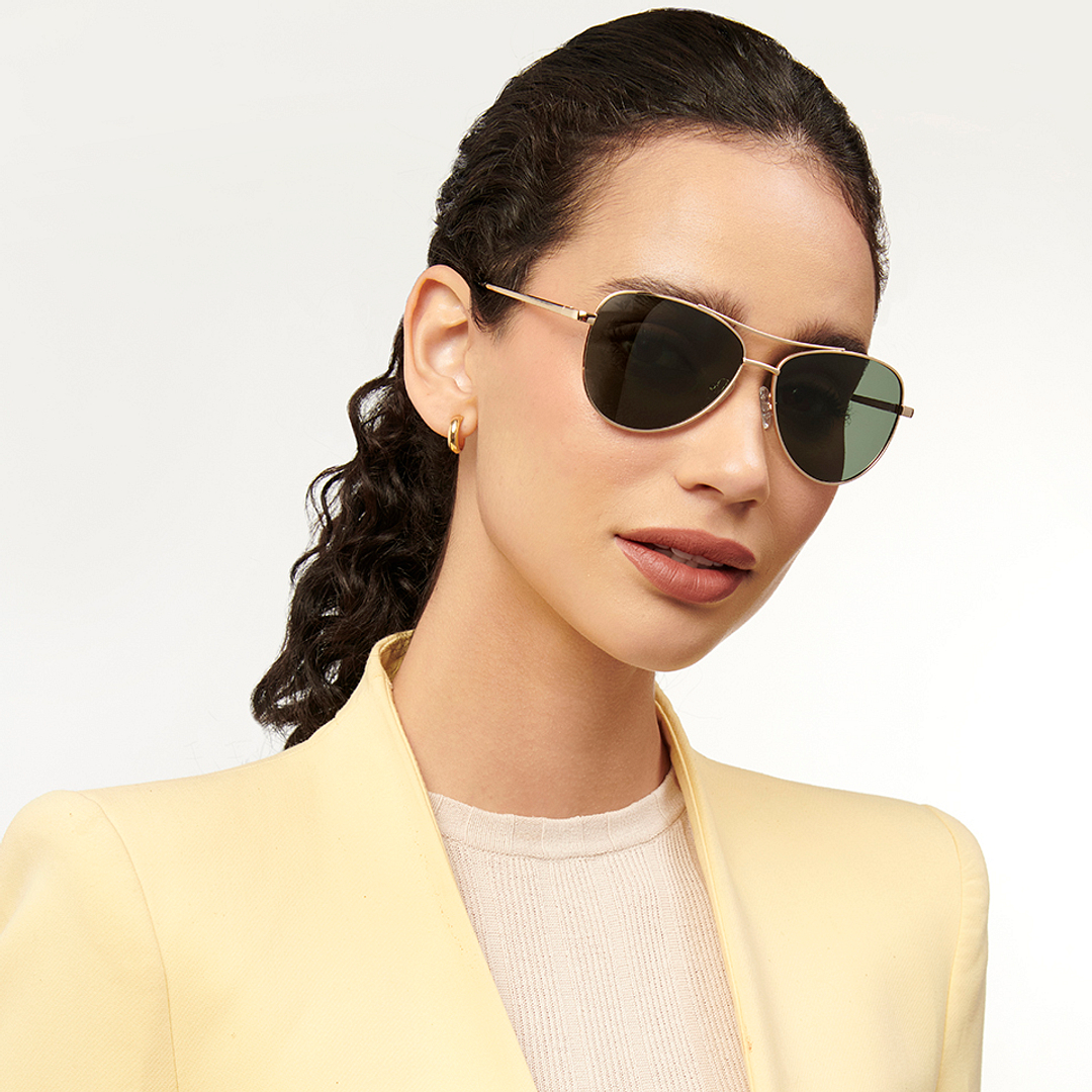 Vincent Chase Online Gold Full Rim Aviator right side