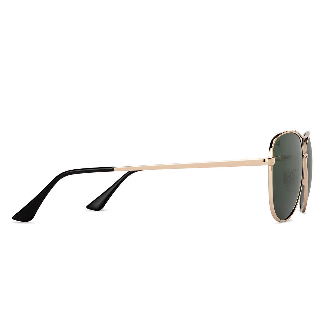 Vincent Chase Online Gold Full Rim Aviator left side