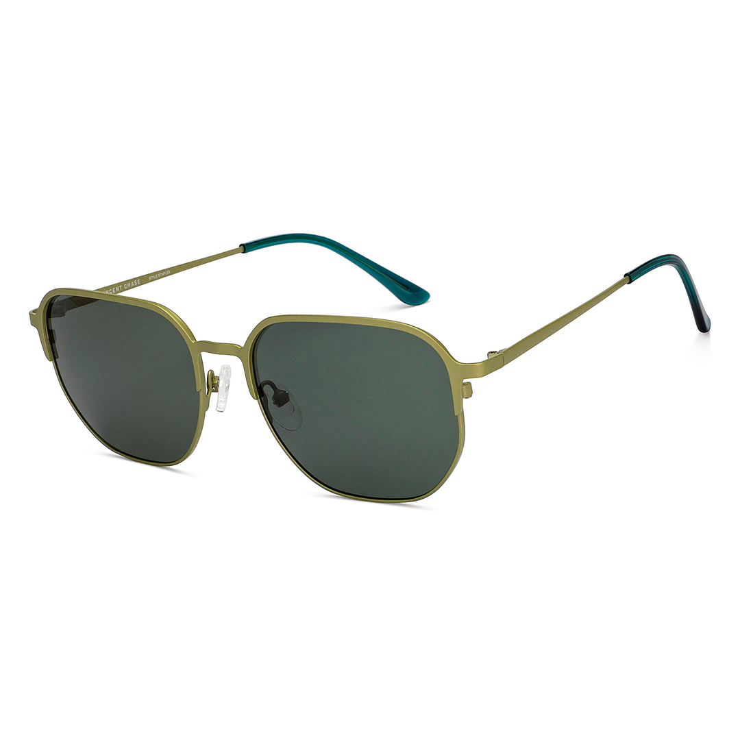 Vincent Chase Online Gold Full Rim Geometric left side