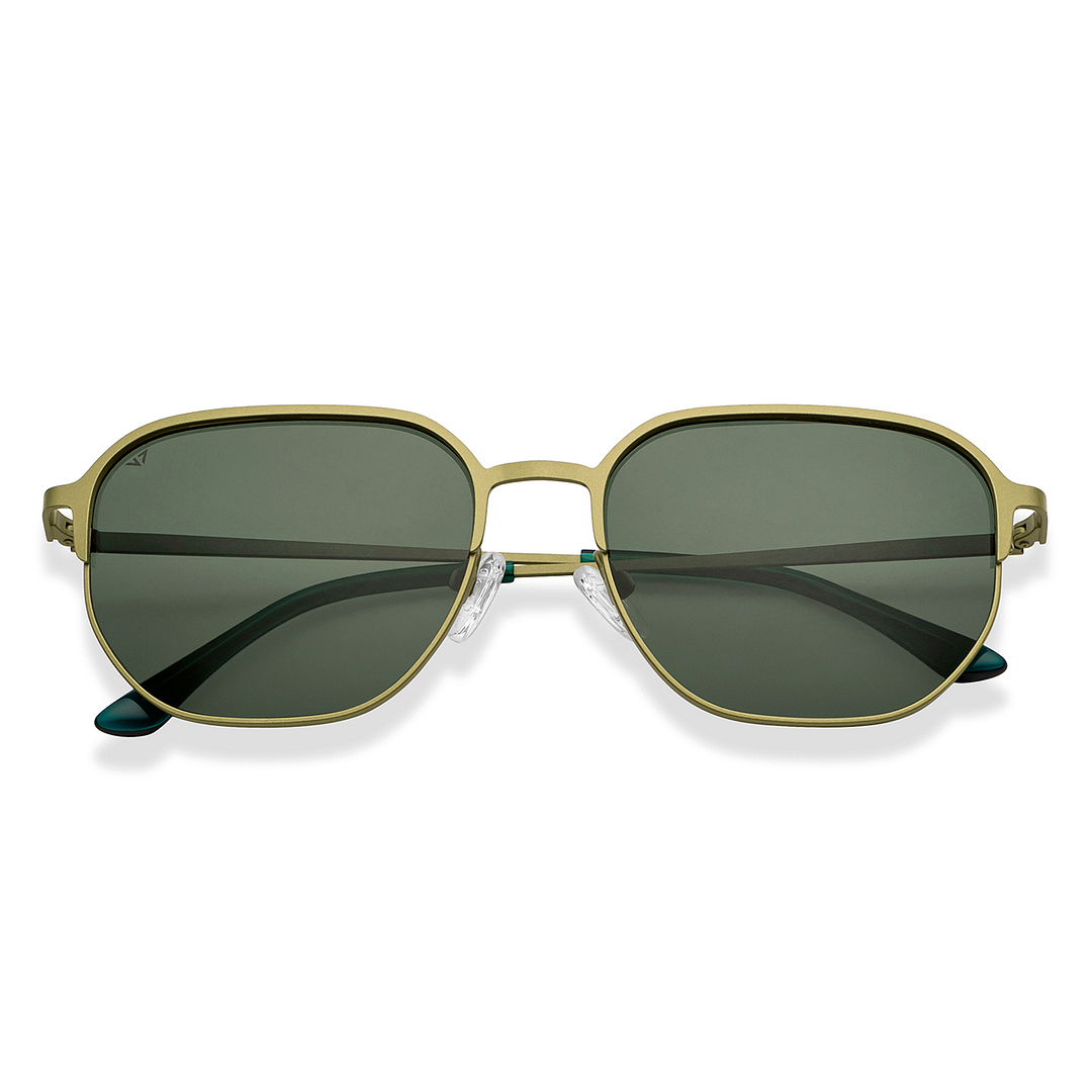 Vincent Chase Online Gold Full Rim Geometric left side