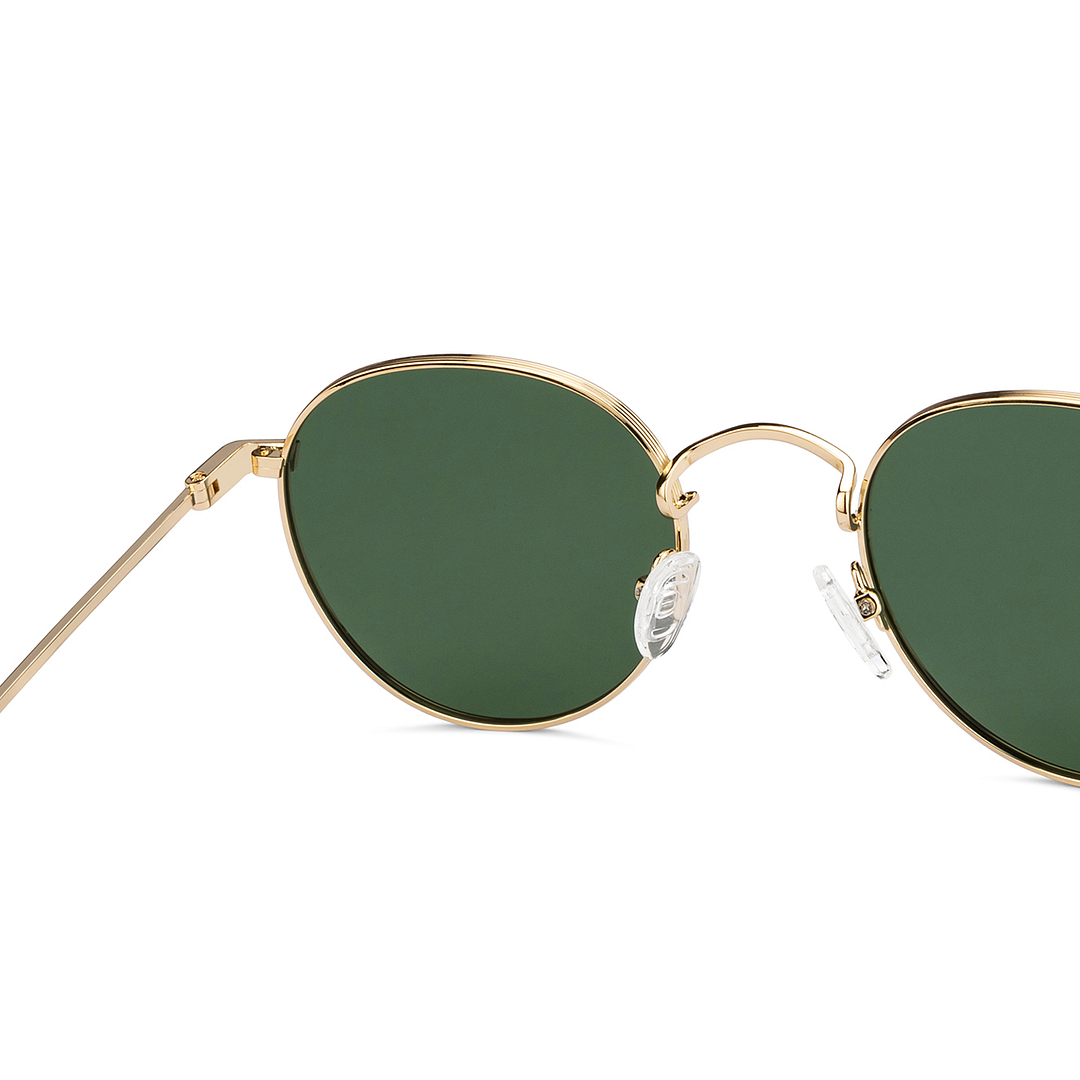 Vincent Chase Polarized Gold Full Rim Round right side